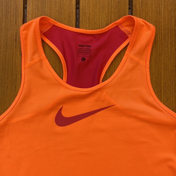 Nike Pro - Girls racer back, running / athletic shirt.  Youth size large. - Picture 2 of 6